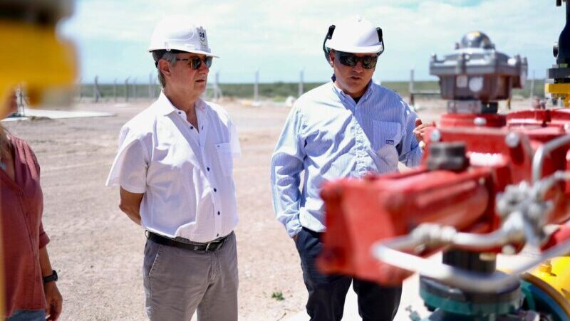 Gasoducto: el Intendente recorrió la planta ESMO y destacó el avance en tiempo y forma de los trabajos