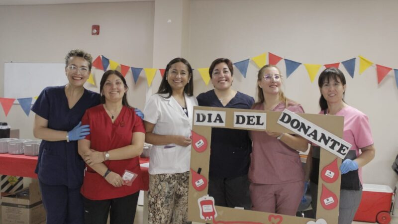 Exitosa colecta en el Hospital Schestakow en el marco del Día Nacional del Donante Voluntario de Sangre