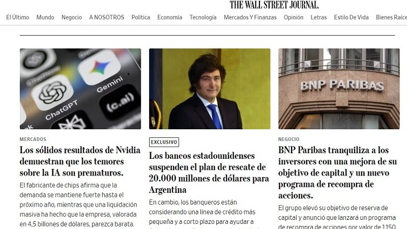 Se cayó el préstamo de USD 20 mil millones del JP Morgan