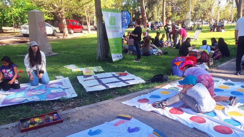 Comenzaron las estaciones de juegos en los barrios de San Rafael