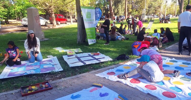 Comenzaron las estaciones de juegos en los barrios de San Rafael