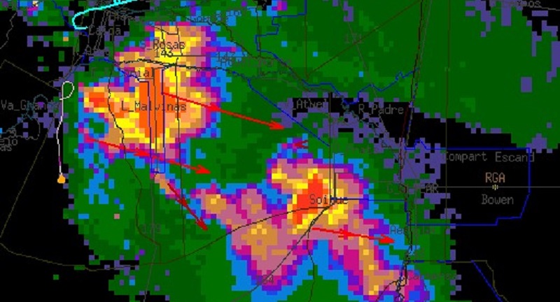 Sábado furioso: tormentas seguidas en 4 horas dejaron un saldo desolador