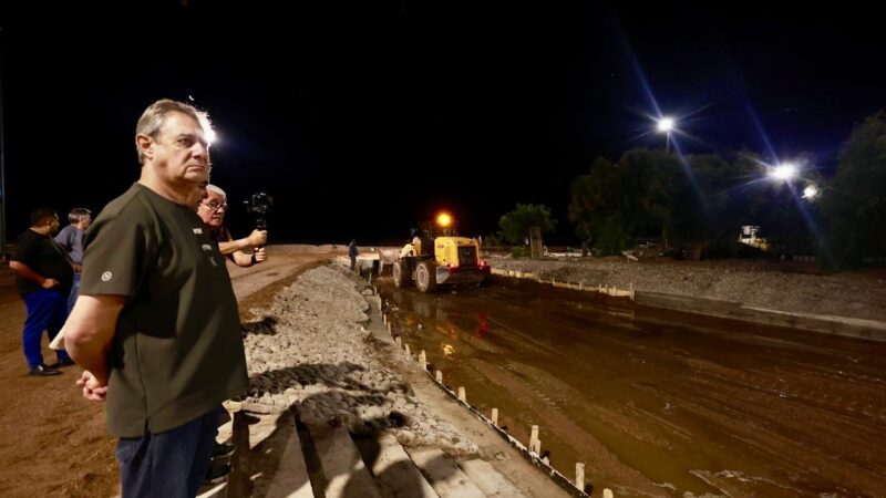 Omar Félix y la nueva costanera de Cañada Seca