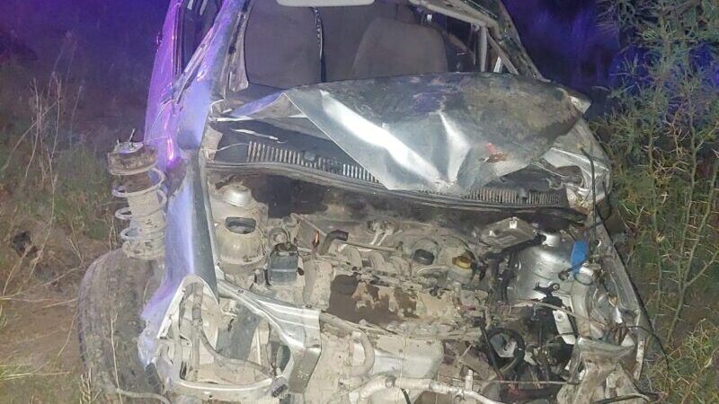 Vuelco y tragedia en ruta 143