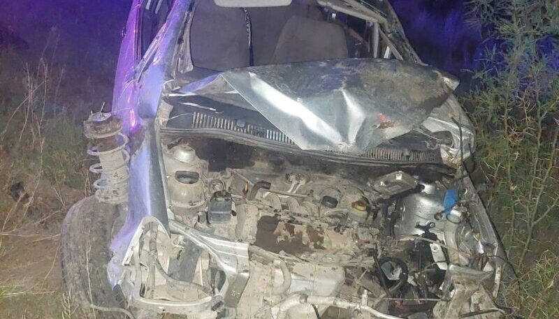 Vuelco y tragedia en ruta 143