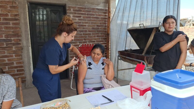 Comunidad saludable desembarcó en el paraje Los Sifones de Cañada Seca