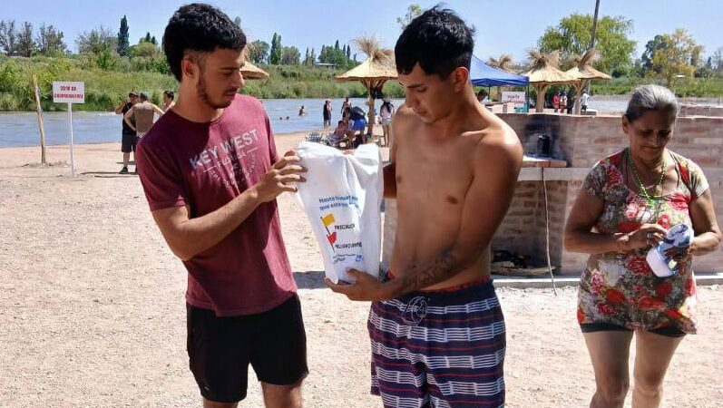 «Tu verano limpio y seguro», campaña de concientización en puntos turísticos de San Rafael
