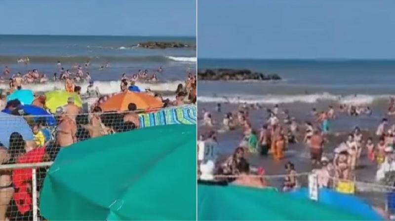 Un muerto y 35 heridos por una ola gigante que impactó en Santa Clara del Mar y Mar del Plata