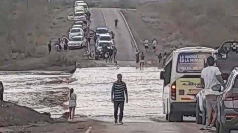 El municipio continúa trabajando en las zonas afectadas por la crecida del Río Diamante