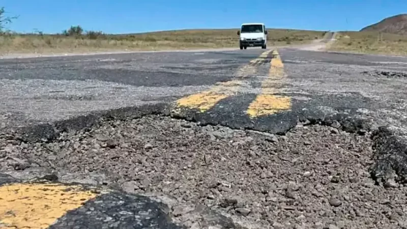 Rutas en estado «catastrófico» y subejecución de presupuesto para su mantenimiento