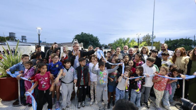Omar Félix inauguró la plaza «Justo Rufino Guerrero de Cuadro Nacional