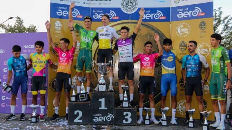 Christian Moyano se consagró campeón de la histórica 50ª Vuelta Ciclista de Mendoza
