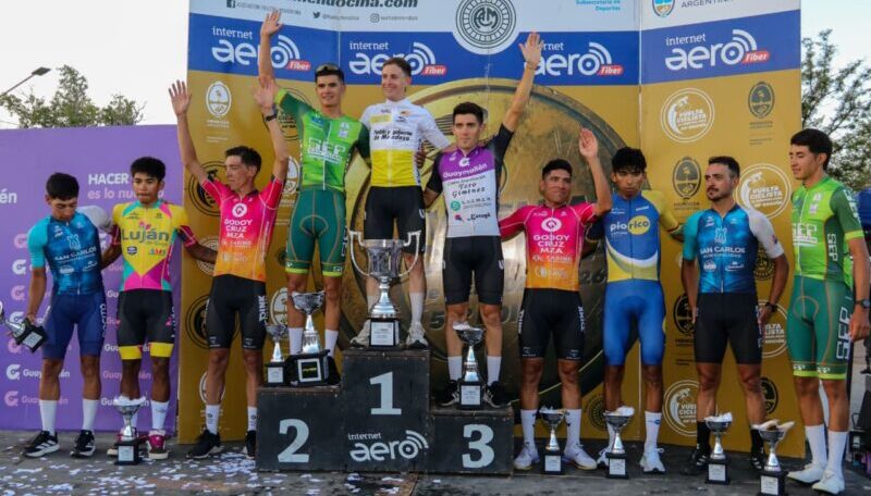 Christian Moyano se consagró campeón de la histórica 50ª Vuelta Ciclista de Mendoza