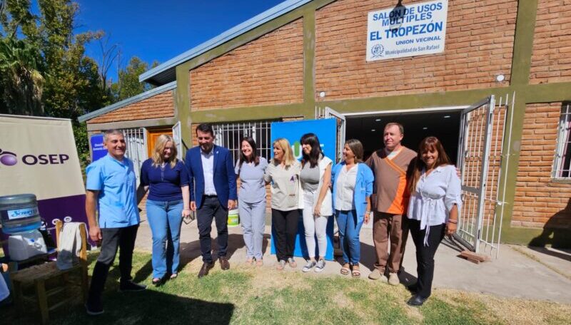 San Rafael: OSEP participó de un operativo provincial en El Tropezón