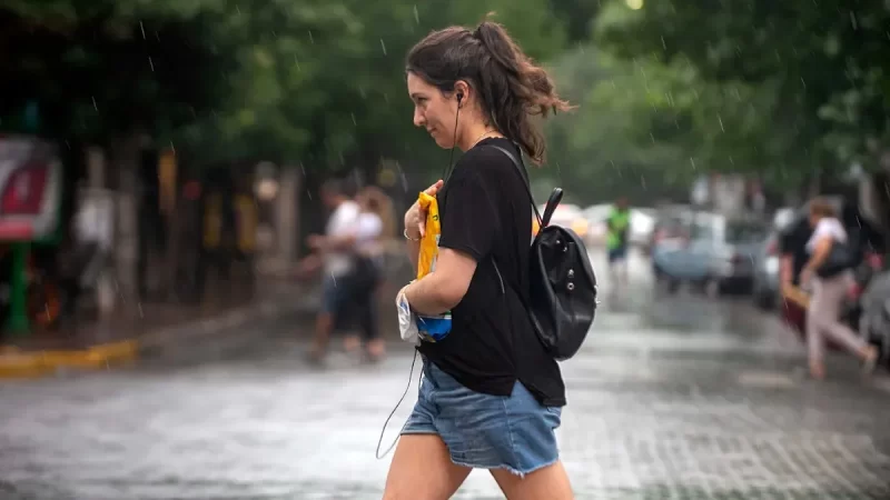 El pronóstico del tiempo alertó por posibles tormentas en casi la mitad de Mendoza
