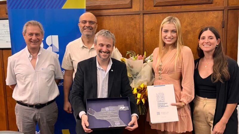 San Rafael celebra a su Reina Nacional de la Vendimia: el HCD la recibió con un reconocimiento