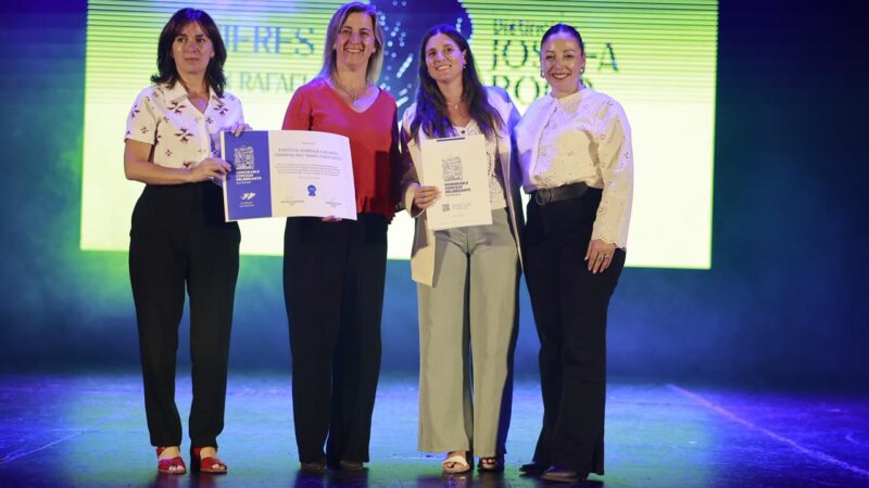 Mujeres sanrafaelinas que dejan huella: el municipio entregó la distinción Josefa Roco