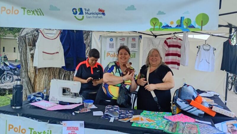 8 M: San Rafael organizó una gran feria de mujeres emprendedoras