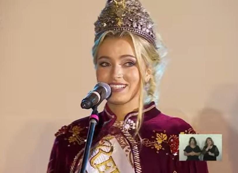 Las primeras palabras de Azul Antolinez como nueva Reina Nacional de la Vendimia