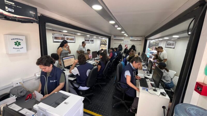 El camión del RENAPER está en San Rafael: DNI en 24 horas