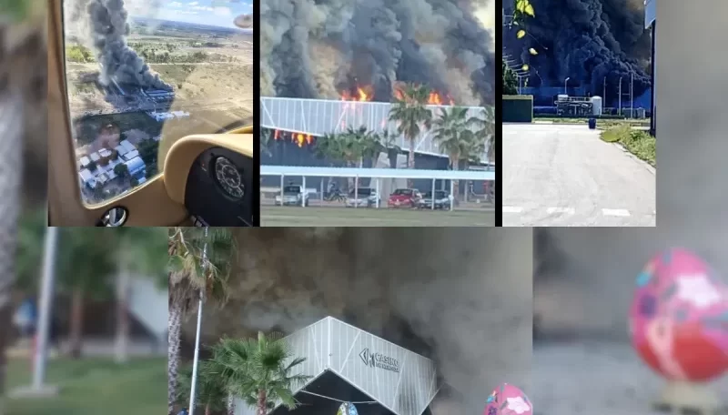 se incendió el Casino de Mendoza en el Este y evacuaron el complejo