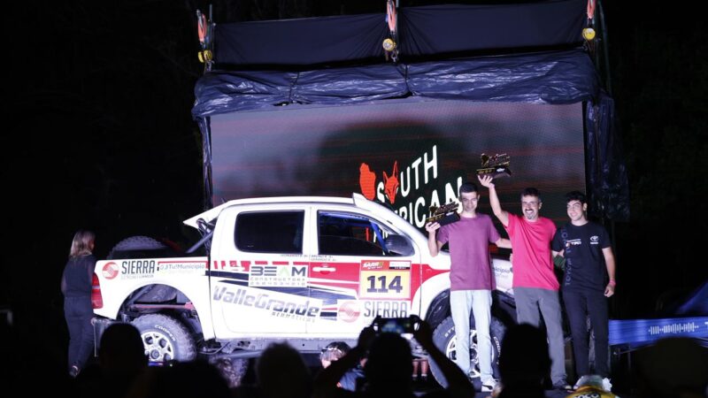 Cerró el Rally Sudamericano con la entrega de premios en el Parque Yrigoyen