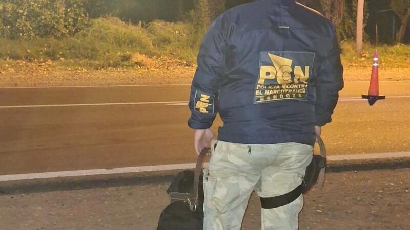 Barak descubrió marihuana en un colectivo en Salto de las Rosas