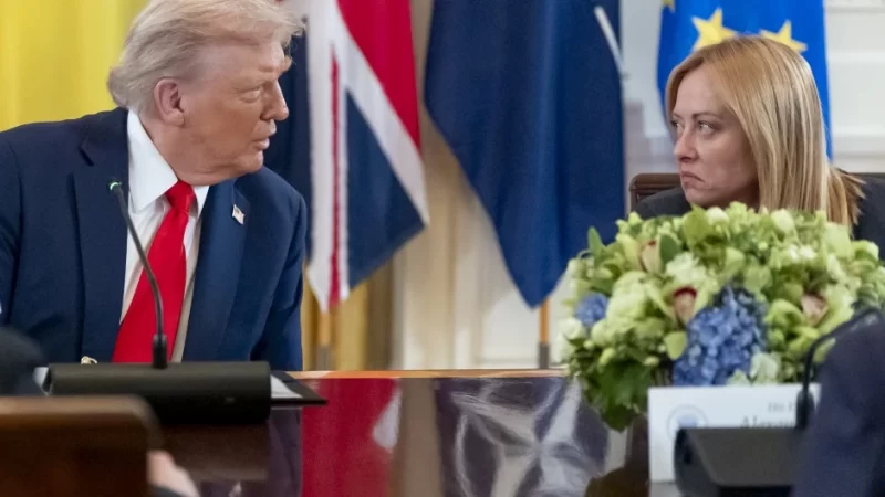Meloni rompió con Trump, que se sacó: «Pensé que tenía coraje, pero me equivoqué»