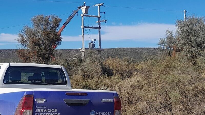 Quedó habilitada en su totalidad la obra de electrificación rural Cajón de Mayo – Arroyo Los Patos