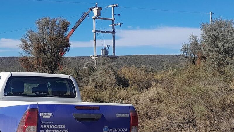 Quedó habilitada en su totalidad la obra de electrificación rural Cajón de Mayo – Arroyo Los Patos