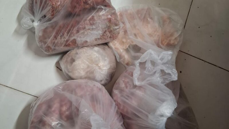 La Policía Rural decomisó más de 28 kilos de carne en mal estado en San Rafael