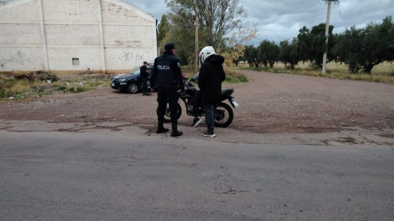 Control policial permitió sacar de circulación a un conductor ebrio