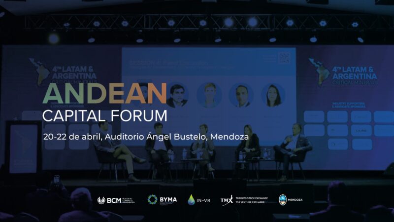 Andean Capital Forum: Mendoza vuelve a convertirse en el centro financiero de la minería