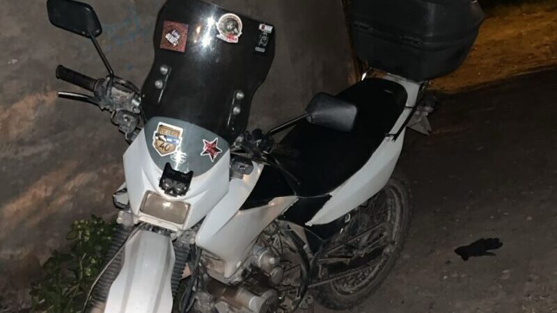 La Policía recuperó una motocicleta robada
