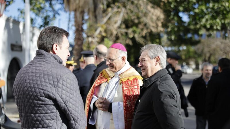 El intendente Omar Félix participó del Tedeun del 25 de Mayo encabezado por Moseñor Mazzitelli
