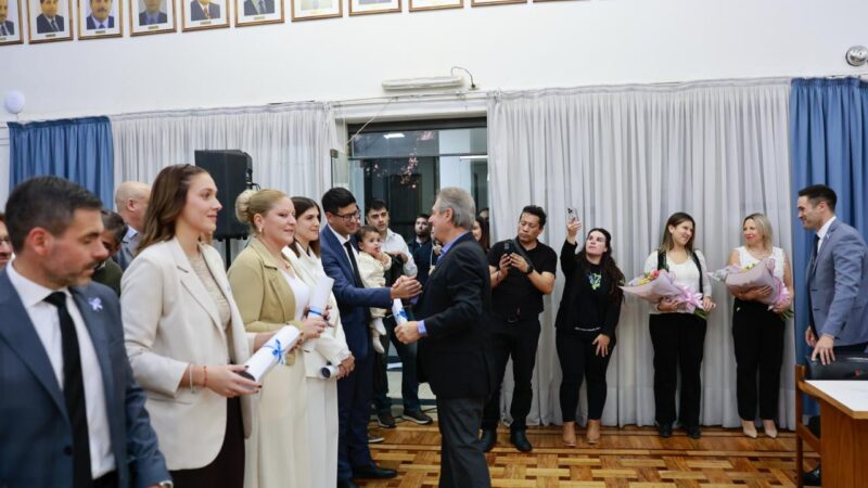 El intendente Omar Félix acompañó la asunción de los nuevos concejales