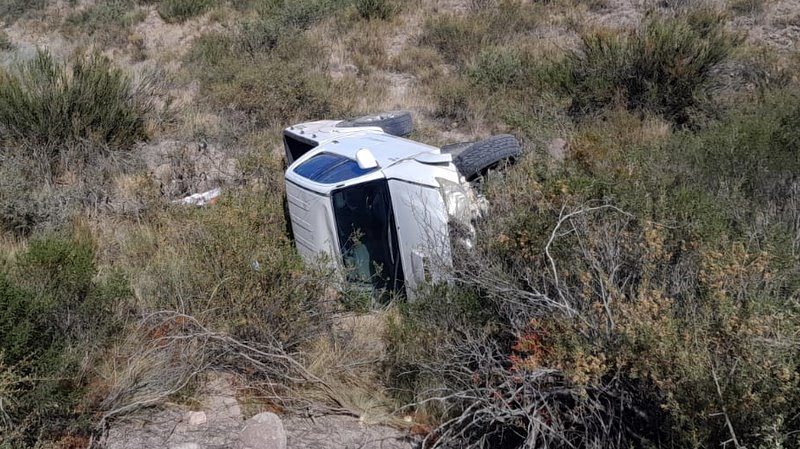 Cuatro heridos luego de un vuelco en ruta 173