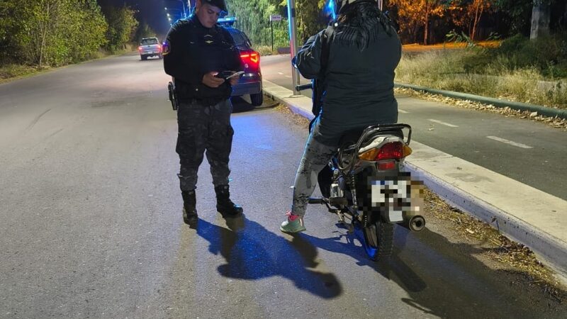 Motociclista detenido con 2,03 g/l. de alcohol en sangre