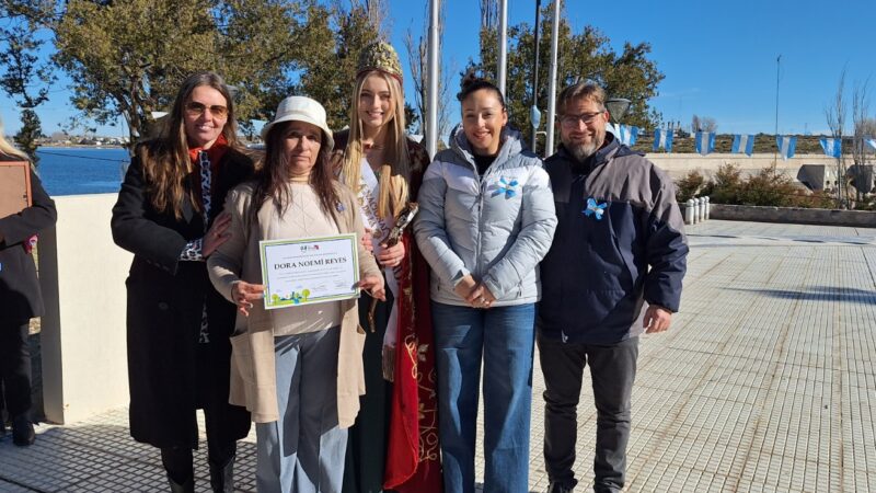 El Nihuil celebró su 53° aniversario con la visita de la reina nacional de la vendimia Azul Antolinez