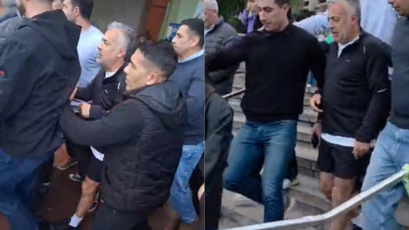 Cornejo fue insultado después de votar en las elecciones de la UNCuyo