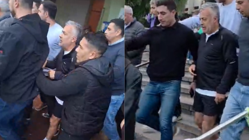Cornejo fue insultado después de votar en las elecciones de la UNCuyo