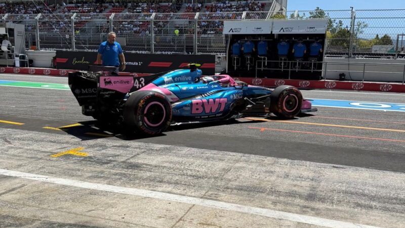 Colapinto largará en la posición 13° en Barcelona