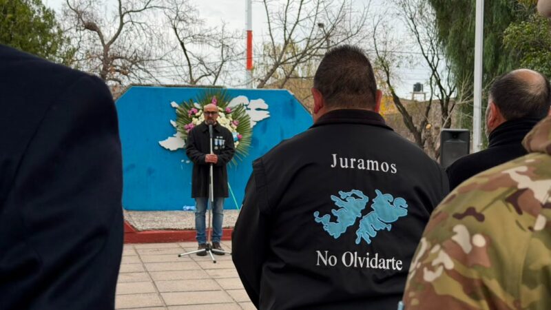 San Rafael conmemoró el Día de la afimación de los derechos argentinos sobre Malvinas