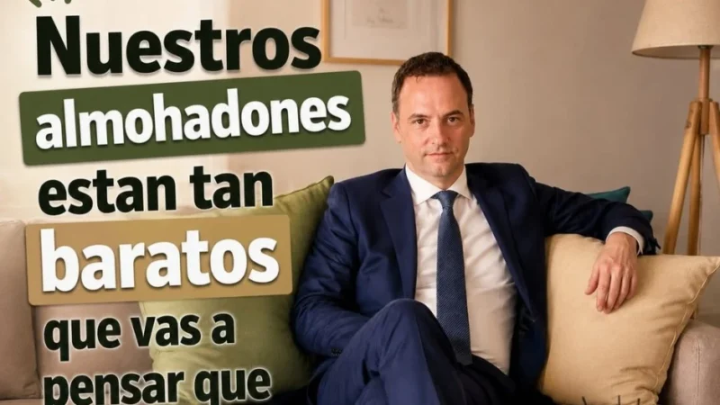 Una empresa usa a Adorni para vender sábanas: «Está tan barato que vas a pensar que te estamos robando»