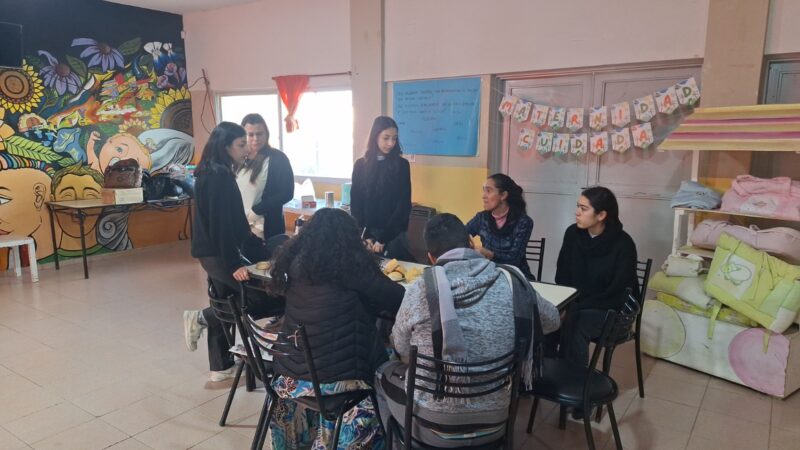 Maternidad cuidada junto a las mamas en el CIC del barrio El Sosneado