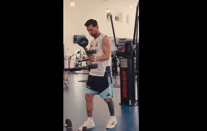 El posteo de Messi en su cumpleaños: gimnasio, Mundial y un objetivo entre ceja y ceja