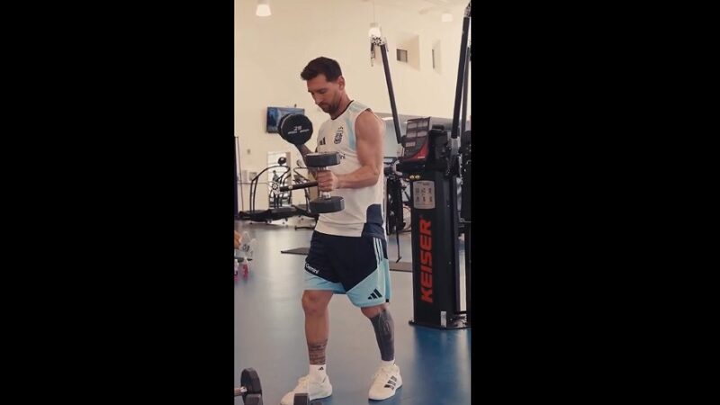 El posteo de Messi en su cumpleaños: gimnasio, Mundial y un objetivo entre ceja y ceja