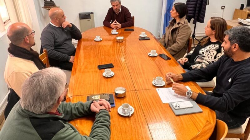 El presidente del HCD recibió a representantes de los Colegios Profesionales de San Rafael