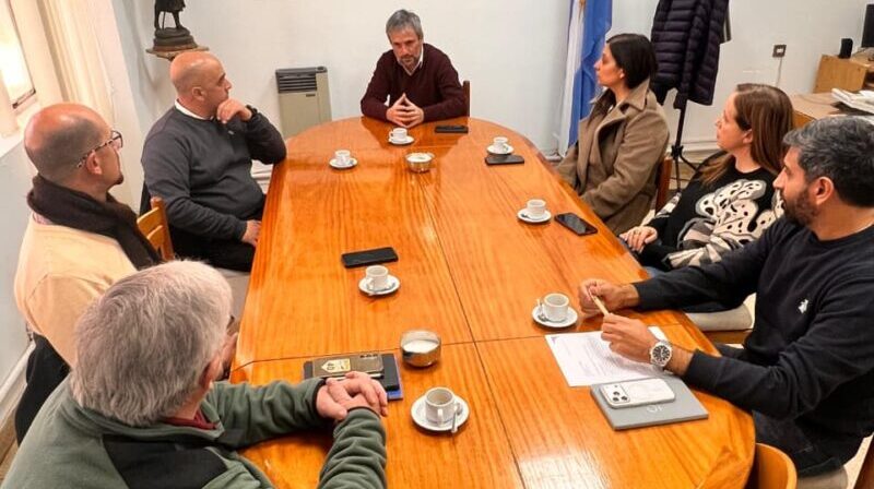 El presidente del HCD recibió a representantes de los Colegios Profesionales de San Rafael
