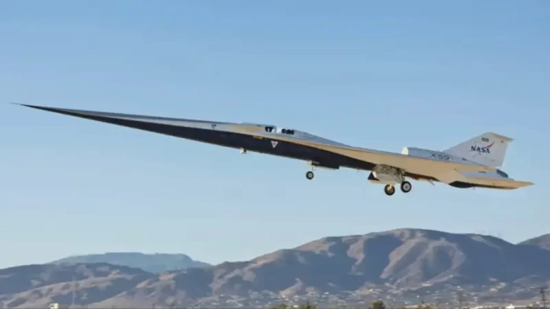 Avión supersónico X-59 de la NASA: planea unir Londres y Nueva York en 3 horas en su primer vuelo de junio
